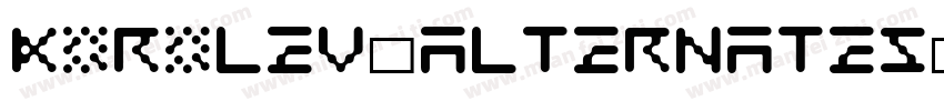 Korolev Alternates E字体转换